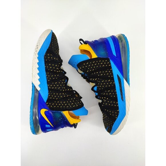 Nike Men\'s LeBron XVIII 18 Minneapolis Lakers Heritage Dynasty Blue Shoes Sz 10 main image 4